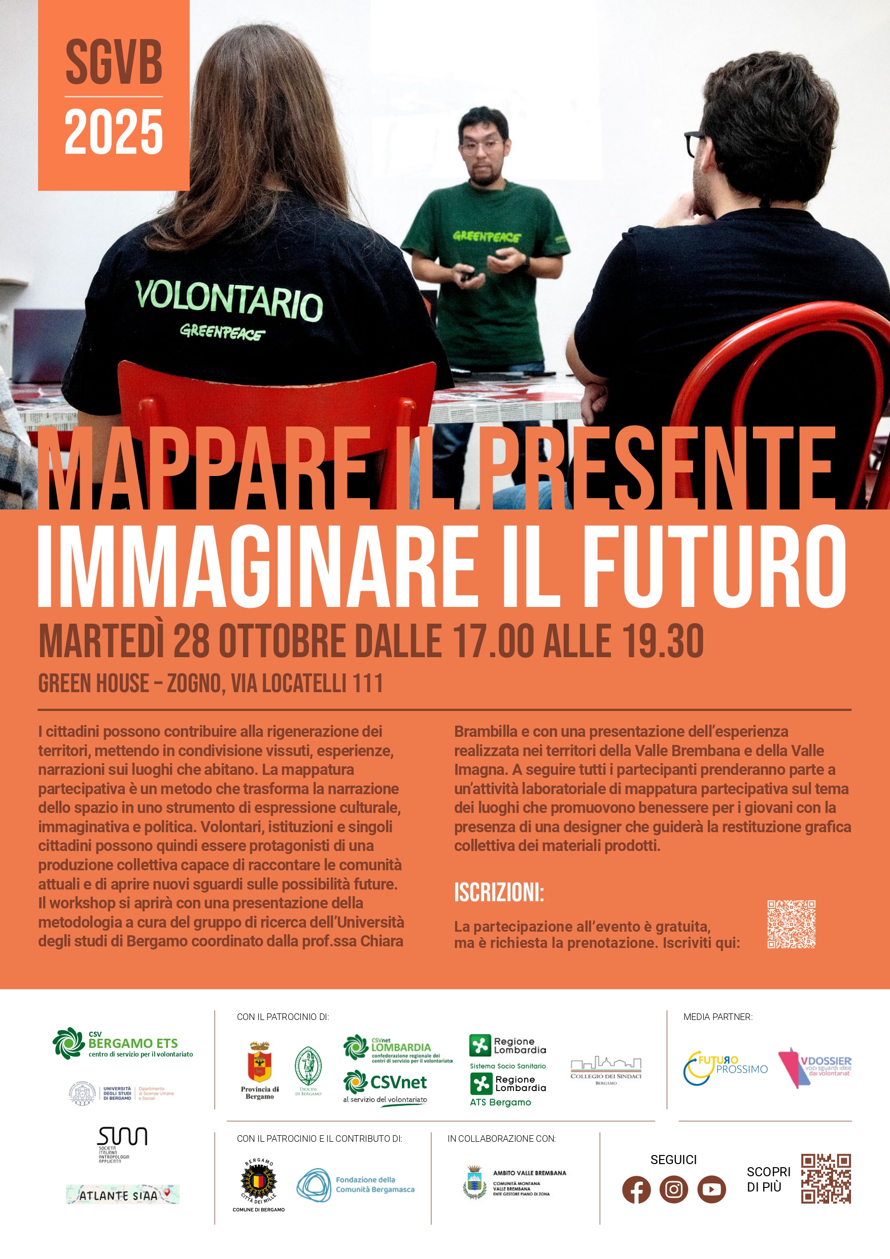 Immagine MAPPARE IL PRESENTE, IMMAGINARE IL FUTURO - martedì 28 ottobre 2025 dalle 17.00 alle 19.30 - Green House Zogno