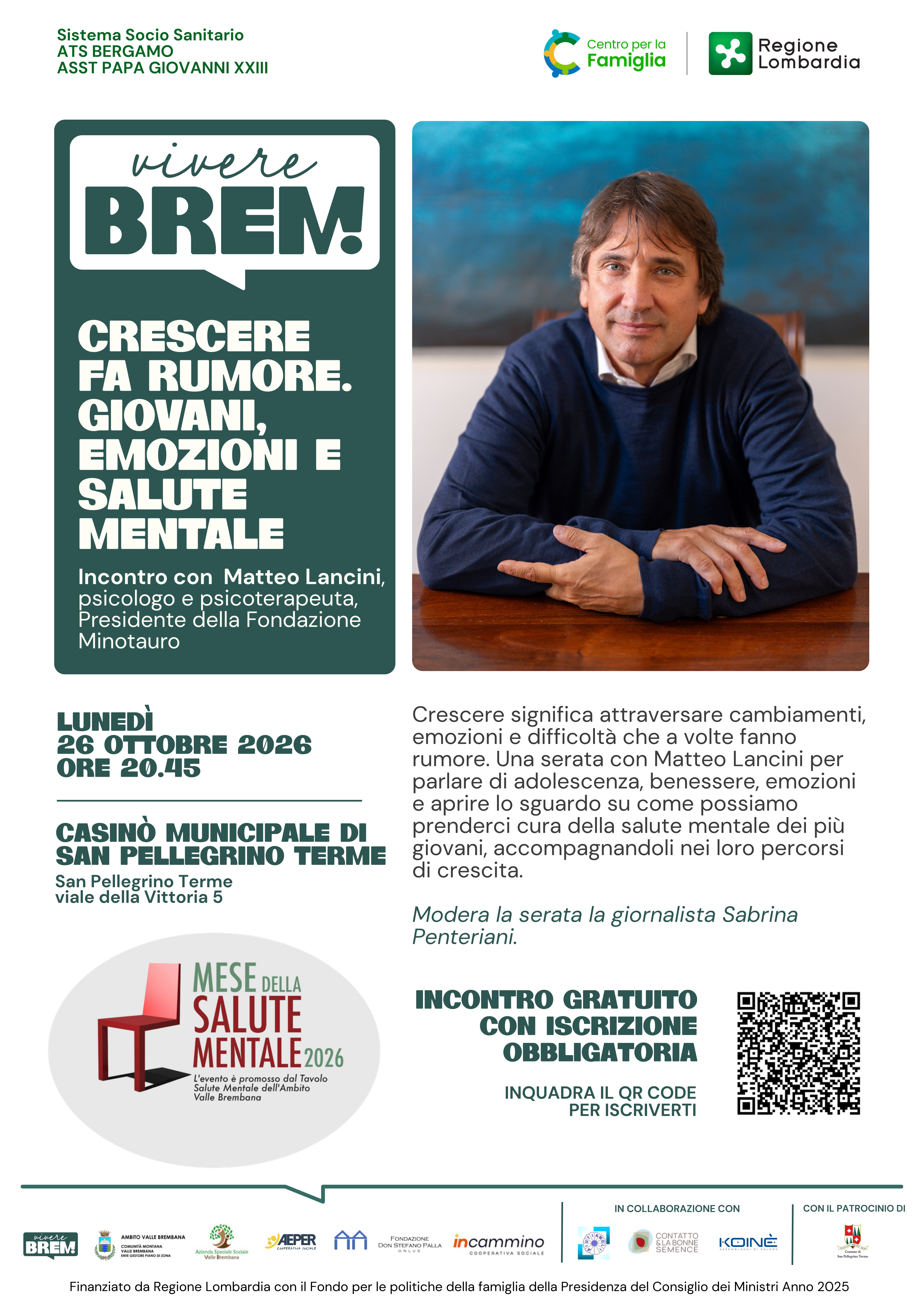 Immagine Crescere fa rumore. Giovani, emozioni e salute mentale - Mese della Salute mentale 2026